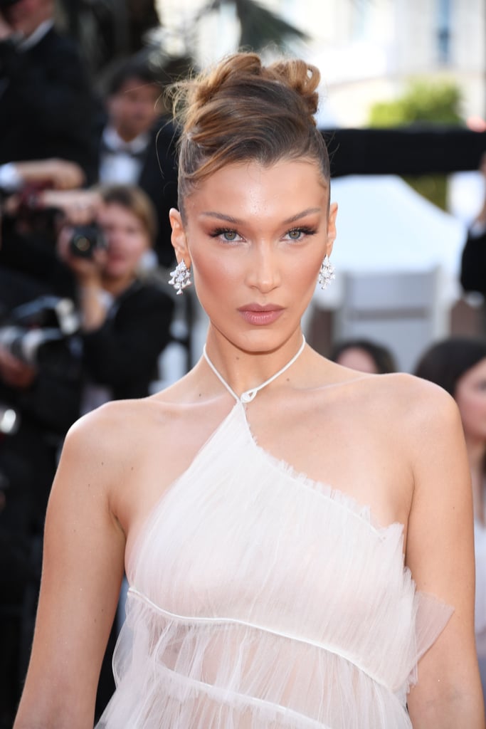 Bella Hadid's White Dior Gown at Cannes 2019