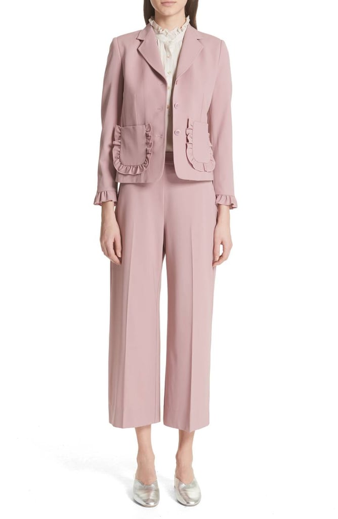 Rebecca Taylor Ruffle Trim Jacket