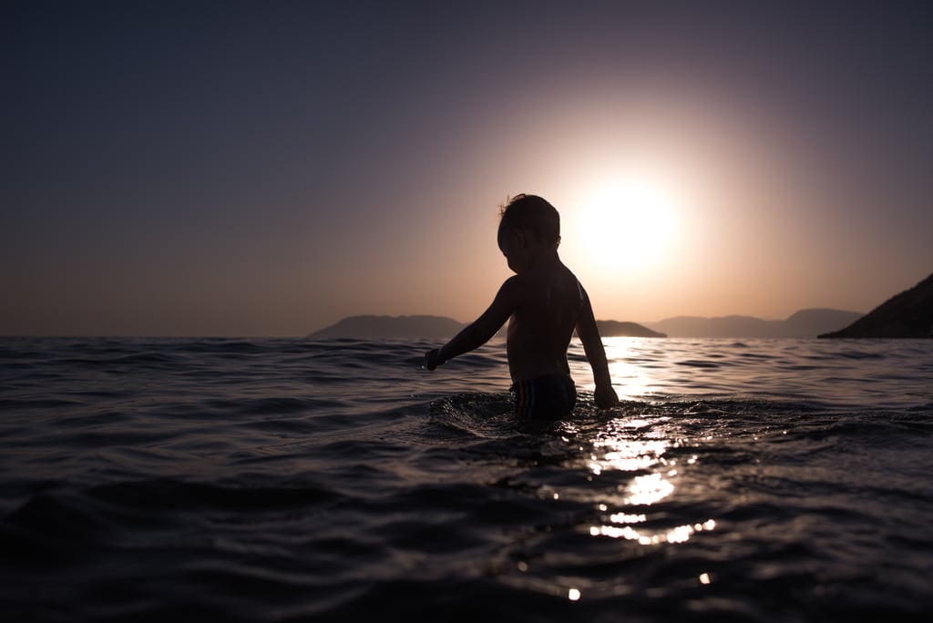 Go For a Swim at Sunset