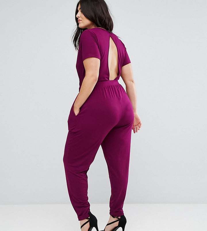 ASOS Wrap Jumpsuit With Short Sleeves