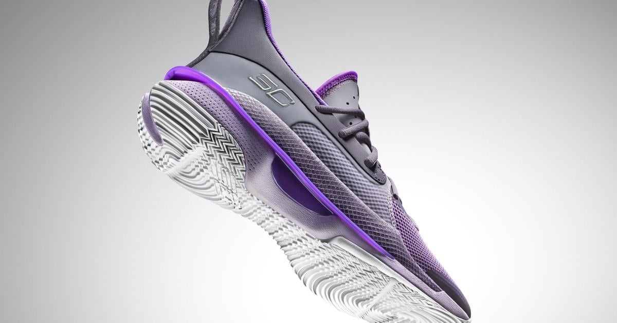 purple curry shoes