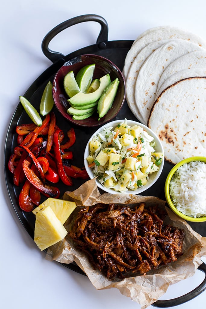 SlowCooker Hawaiian Hula Pork Tacos With Pineapple Slaw Spring SlowCooker Recipes POPSUGAR