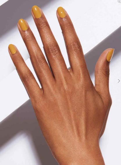 Halloween Nail Colors: Spicy Mustard Yellow