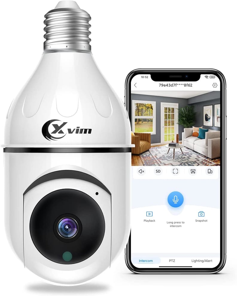 A Spy Camera: XVIM Wireless WiFi Light Bulb Camera