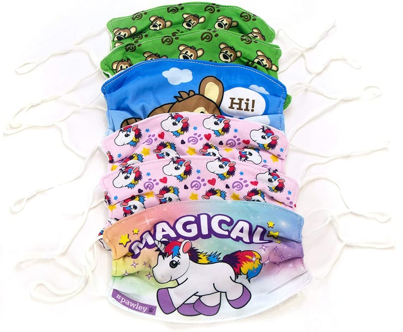 Plushible Bear and Unicorn Adjustable Cloth Face Masks