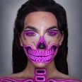 This Skeleton Makeup Proves the Neon Trend Was Made For Halloween