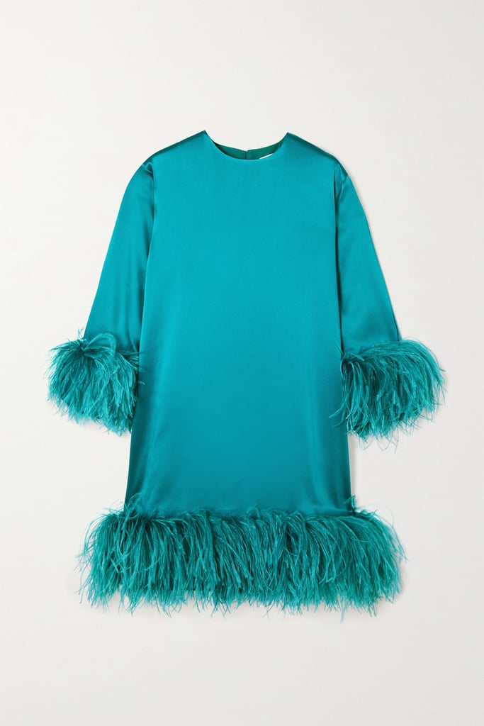 Shop: Blue Feather Dress