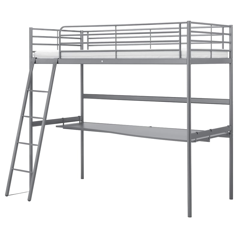 Svärta Loft Bed Frame With Desk Top