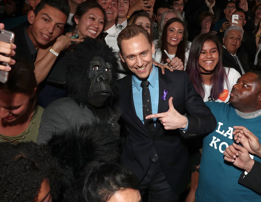 Tom Hiddleston at LA Premiere of Kong: Skull Island | POPSUGAR Celebrity