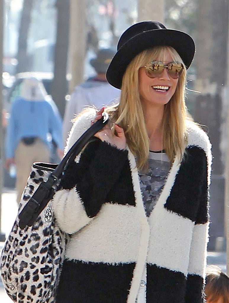 Heidi Klum Boho Style POPSUGAR Fashion