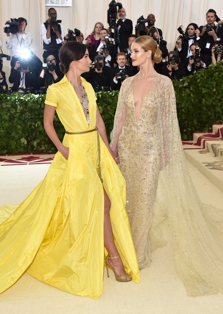 Pictured: Lily Aldridge and Rosie Huntington-Whiteley