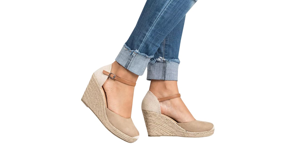 flat wedges with ankle strap