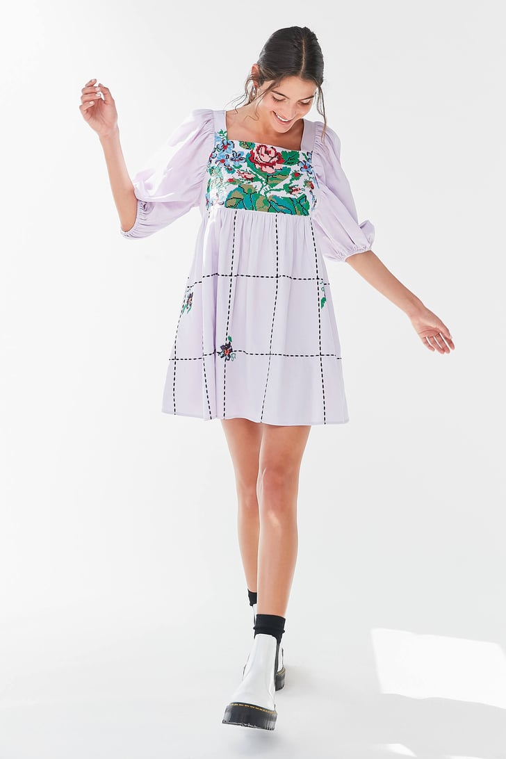 Kimchi Blue Tapestry Babydoll Dress Urban Outfitters New Releases