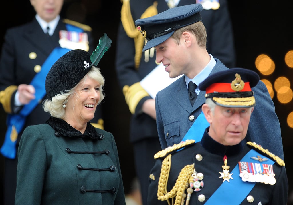 William had Camilla grinning from ear to ear at a commemoration service at London's St. Paul's Cathedral in October 2009.