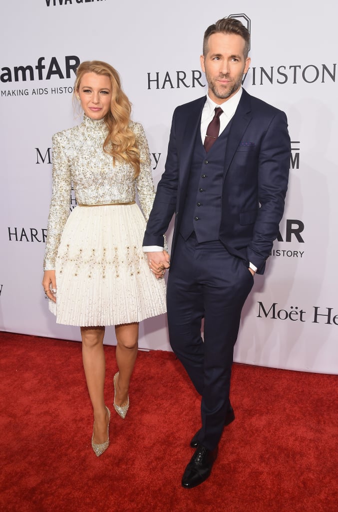 Ryan Reynolds and Blake Lively at amfAR Gala in NYC 2016
