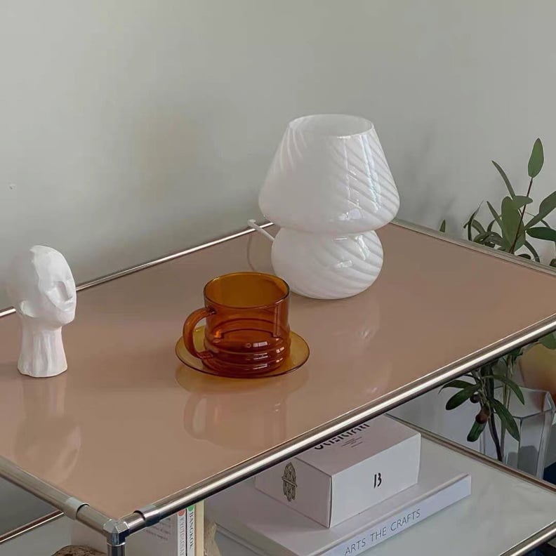 The Collectors Edit Mushroom Glass Lamp