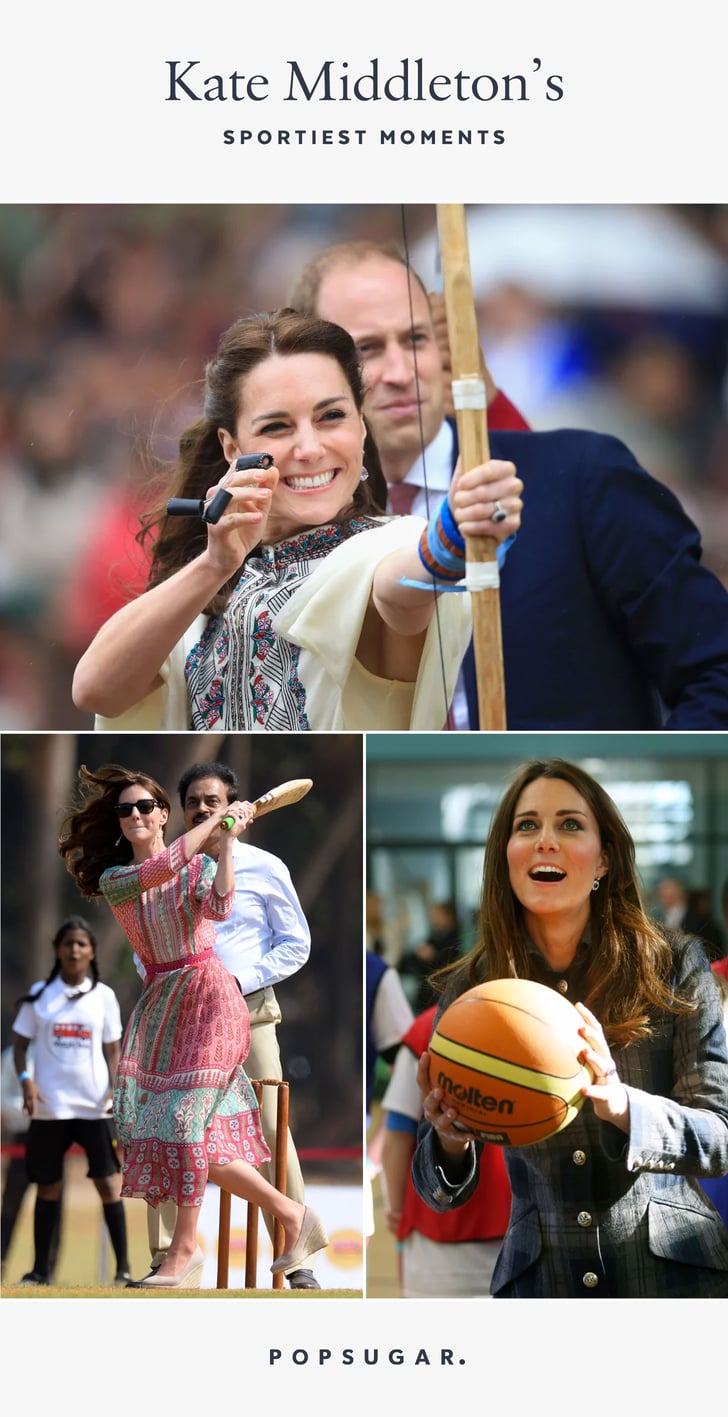 See Pictures of Kate Middleton Playing Sports