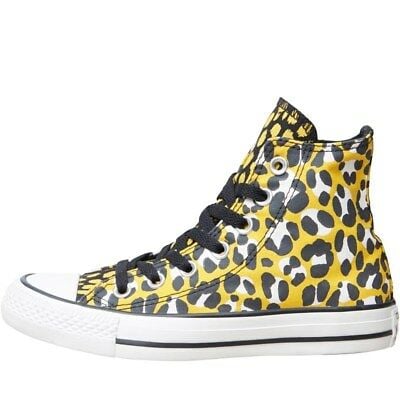 Vintage Converse All-Star Hi Leopard Trainers