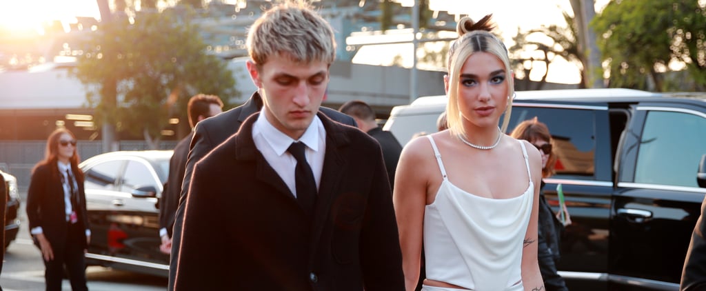 Dua Lipa's White Alexander Wang Slip Skirt at the Grammys
