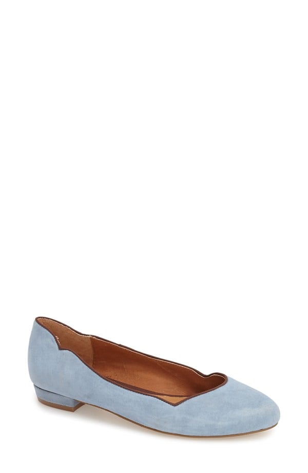 Nina Originals 'Waneta' Scalloped Ballet Flat (Women) ($128)