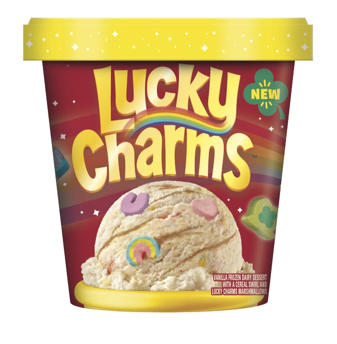 Lucky Charms Ice Cream — 14-Ounce Container