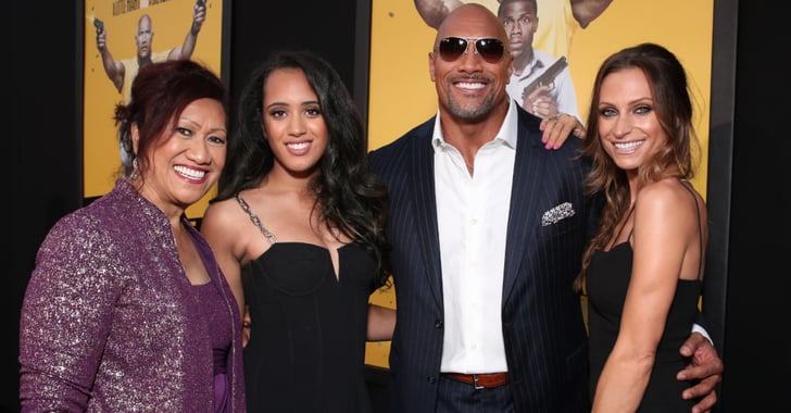 Cute Pictures of Dwayne Johnson and His Blended Family | POPSUGAR Celebrity