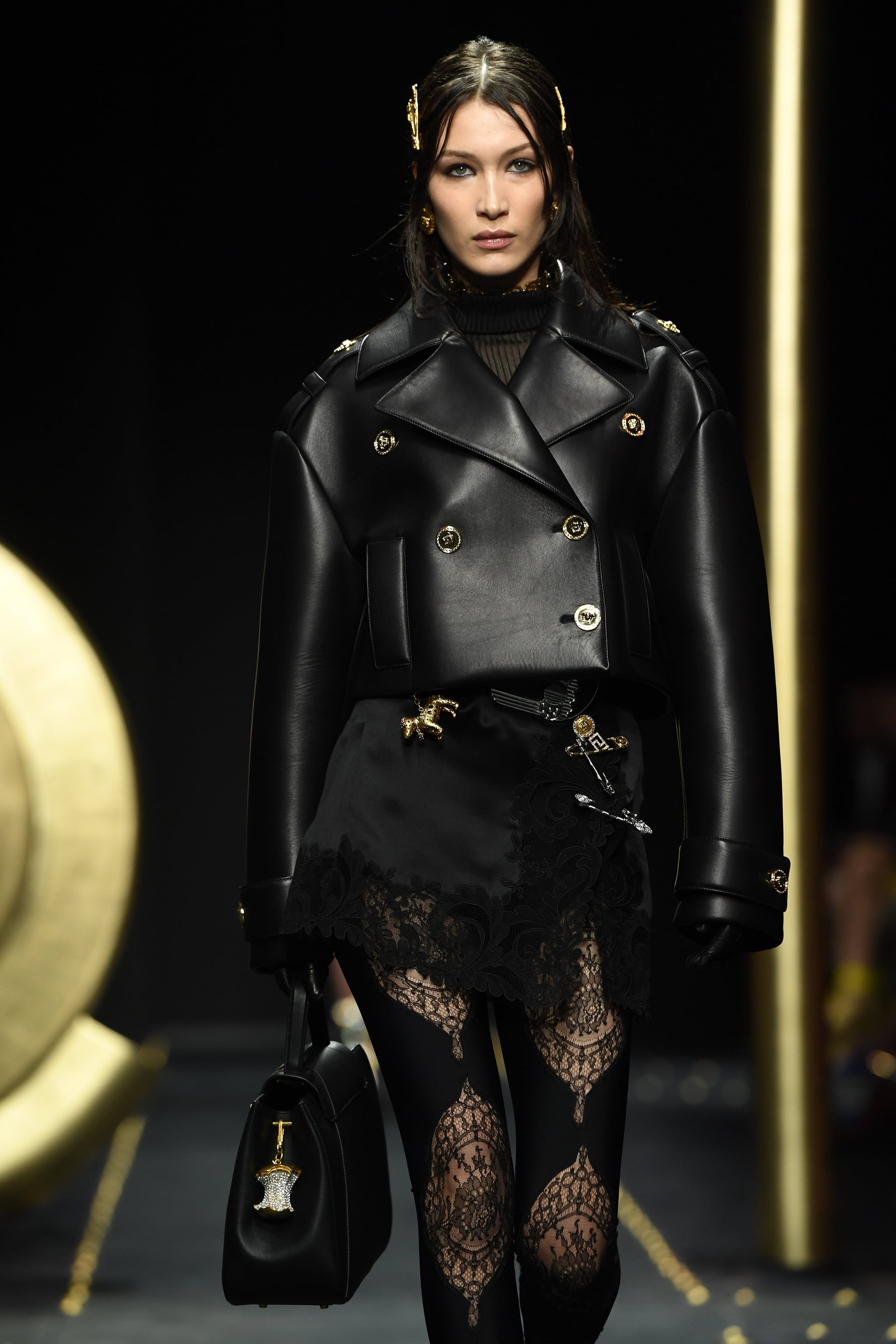 Bella Hadid is the Face of VERSACE Fall Winter 2021 Virtus Collection