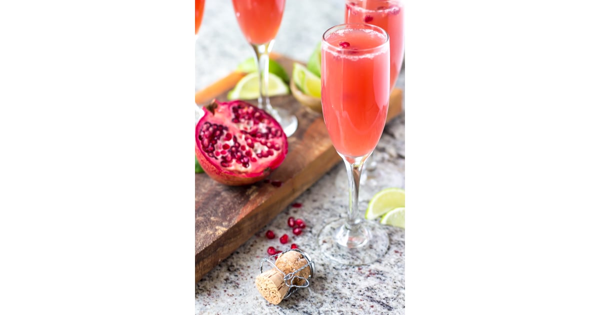 Mexican Pomegranate Mimosa Fun Tequila Cocktails POPSUGAR Latina