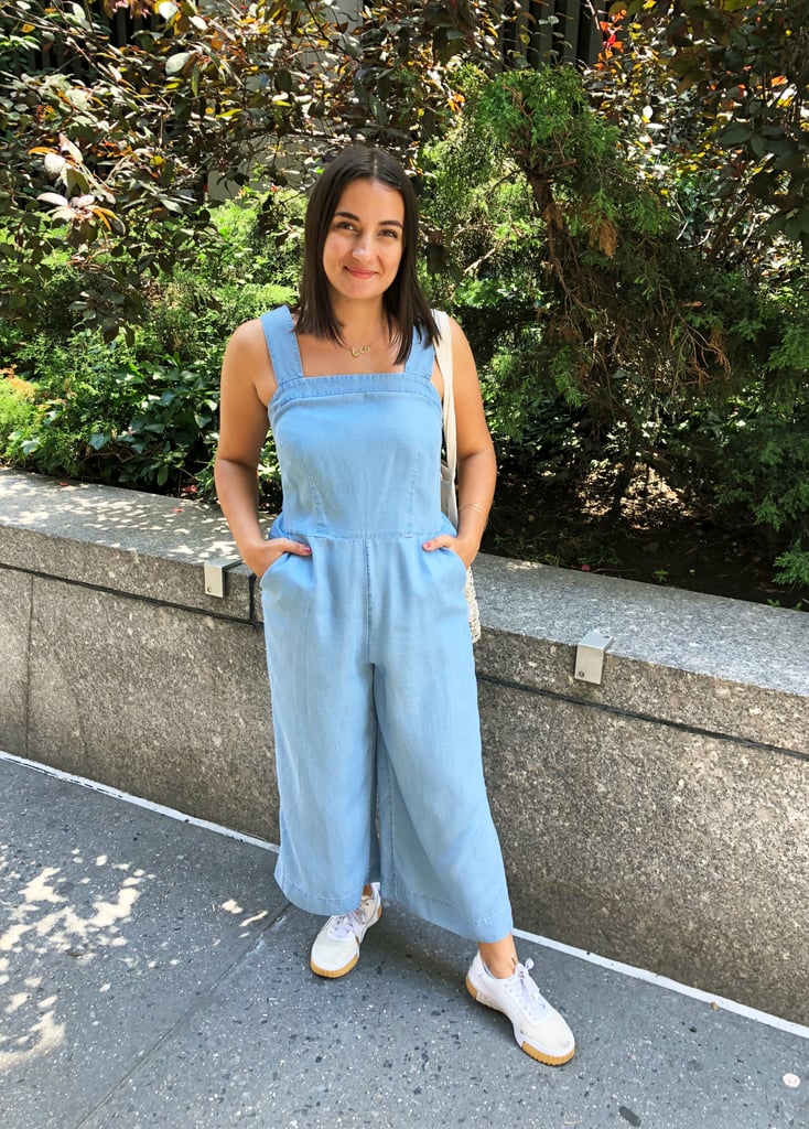 square neck jumpsuit