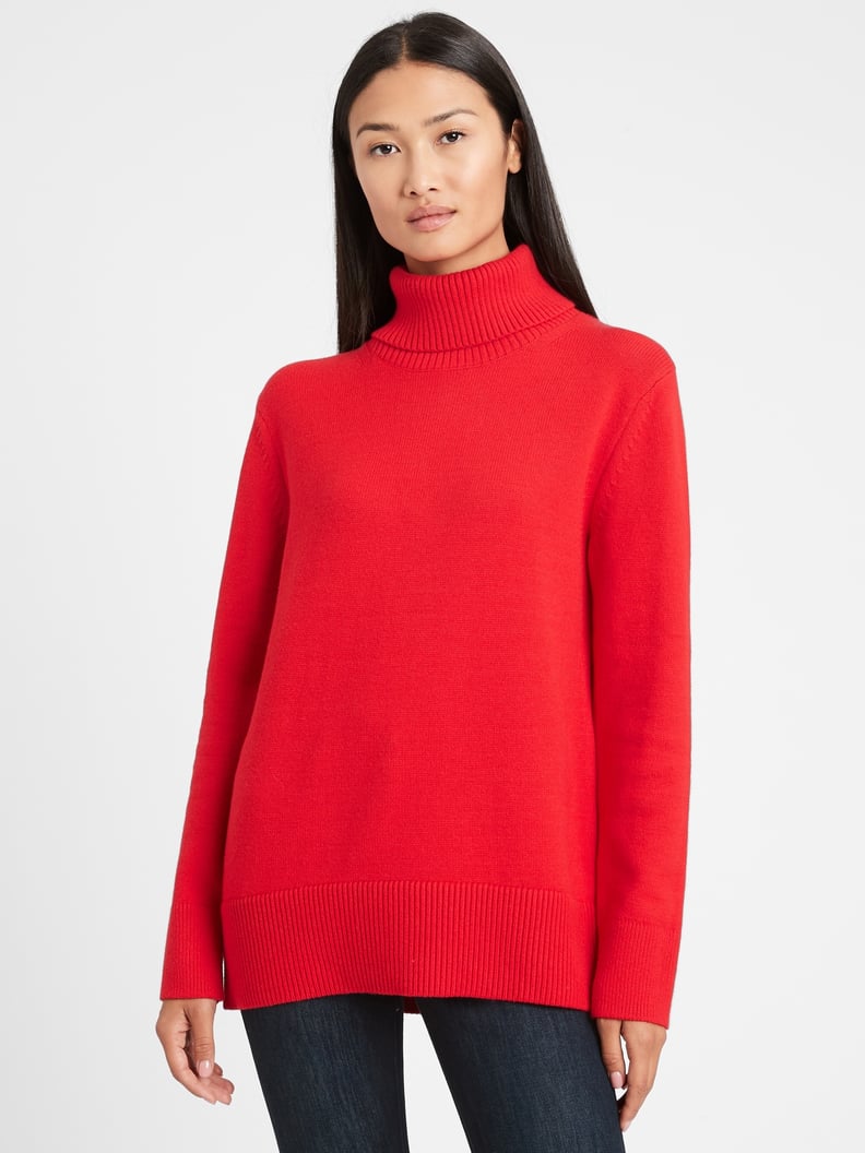 Banana Republic Relaxed Chunky Turtleneck Sweater