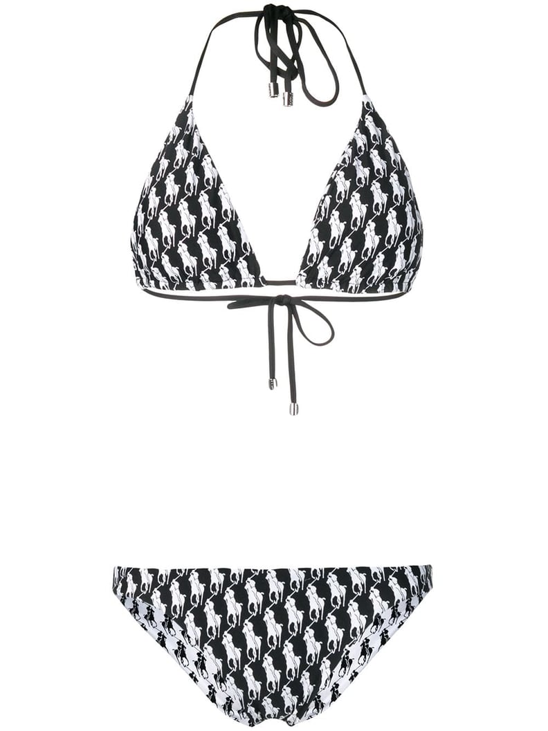 Polo Ralph Lauren Logo Print Bikini Set