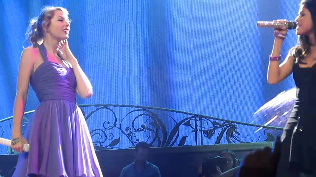 Taylor Swift And Selena Gomez Perform Who Says Live At Madison Square Garden Front