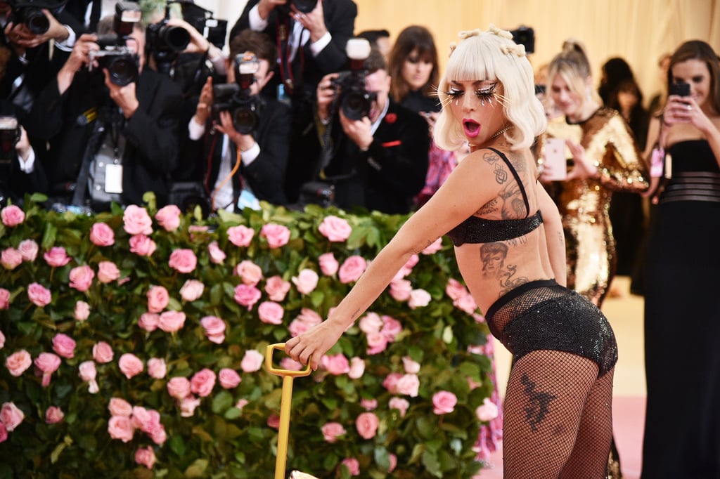 Lady Gaga Eyelashes at the Met Gala 2019