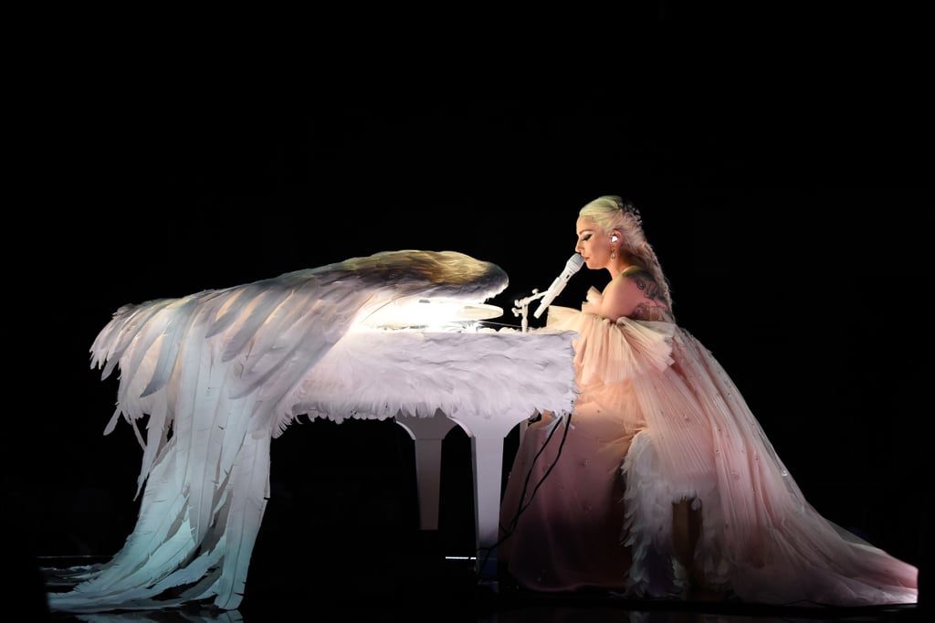 Lady Gaga at the 2018 Grammys