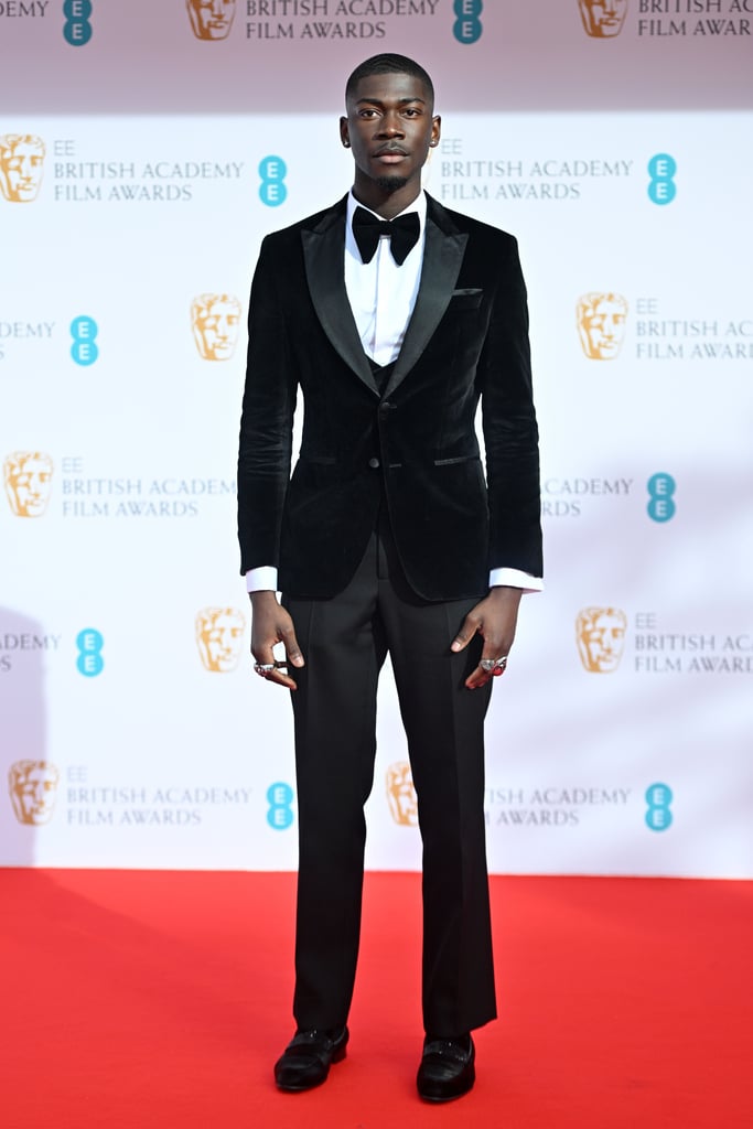 Victor Kunda at the 2022 EE BAFTA Film Awards