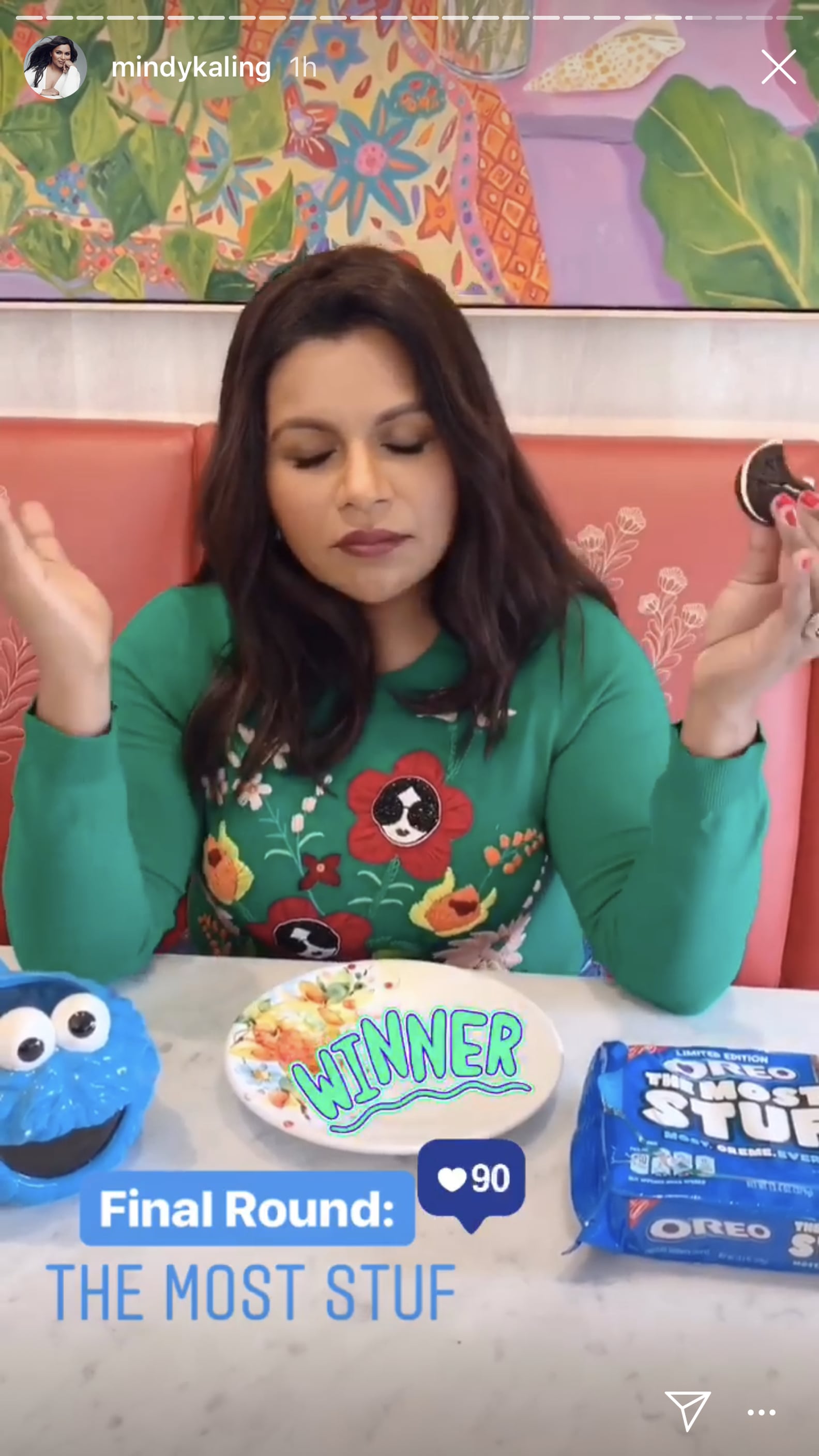 Mindy Kaling Ranks Oreo Flavors on Instagram PS Food