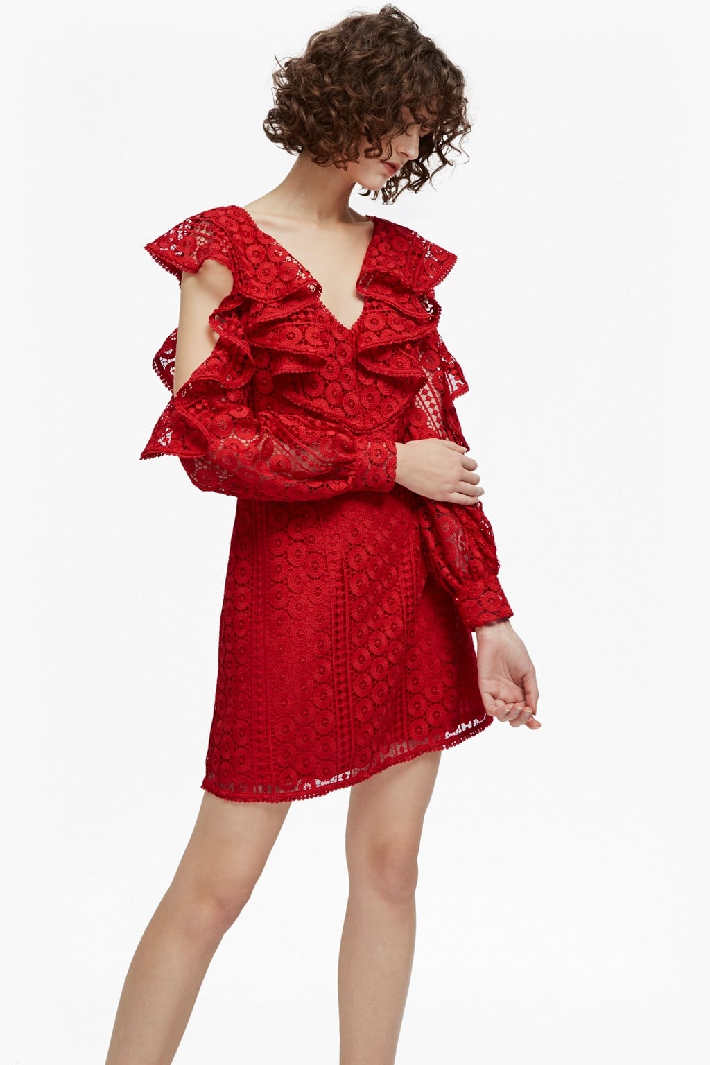 Kendall Jenner Red Wrap Dress POPSUGAR Fashion