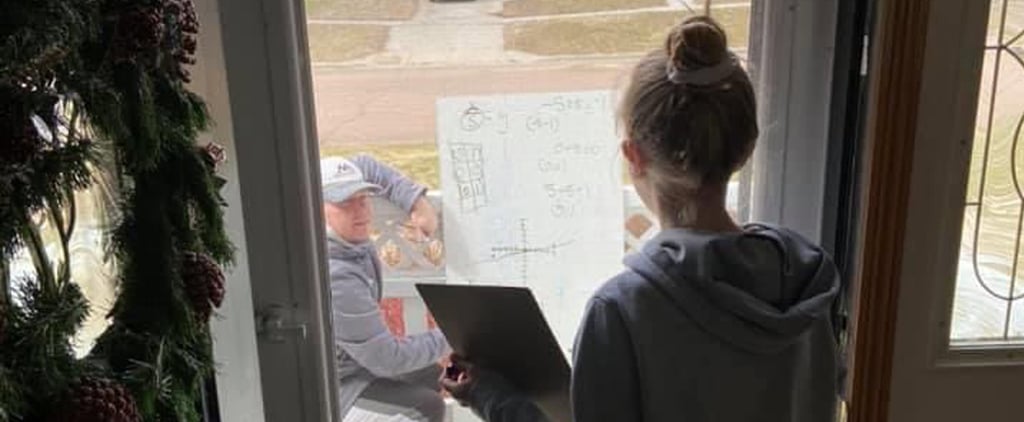 Math Teacher Helps Student Solve Problem Through Front Door