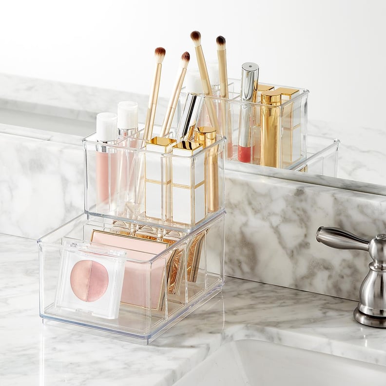 A Bathroom Organizer: The Home Edit Mini Beauty Bin Tower Starter Kit
