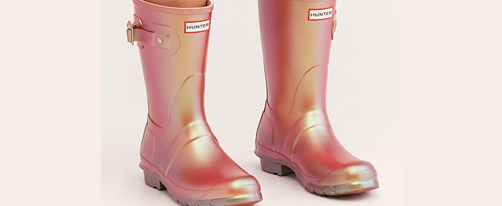 Hunter Released Pink Iridescent Rain Boots So Pretty, Even Disney Princesses Aren't Worthy