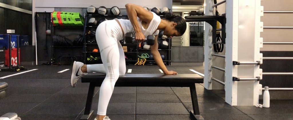 I'm a Trainer, and I Almost Always Incorporate This Upper-Body Dumbbell Exercise