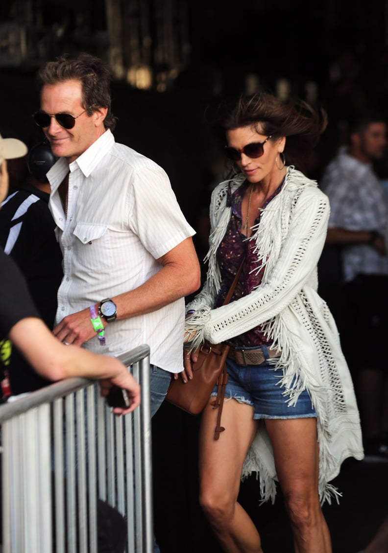 Rande Gerber and Cindy Crawford