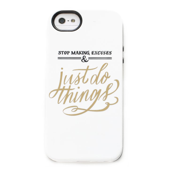 Stop Making Excuses iPhone 5/5S Case (34) Quote iPhone 5 Cases