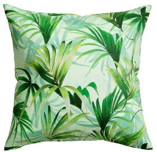 H&M Palm-Patterned Cushion Cover