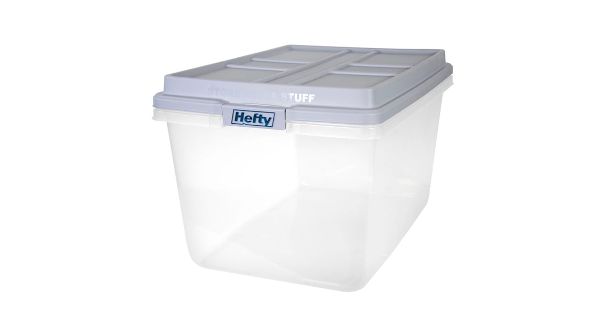 Hefty 72Quart Storage Container Cheap Storage Boxes 2019 POPSUGAR