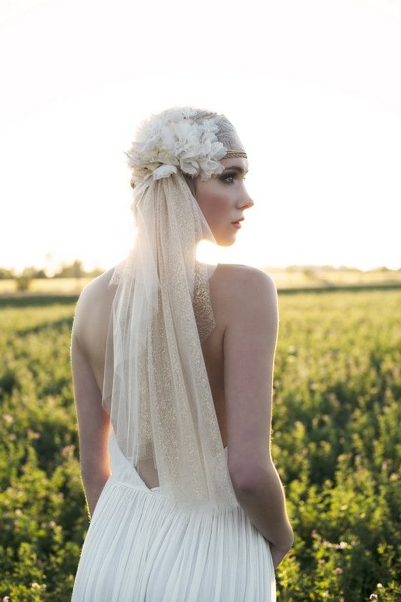 Bronze Juliet Bridal Cap