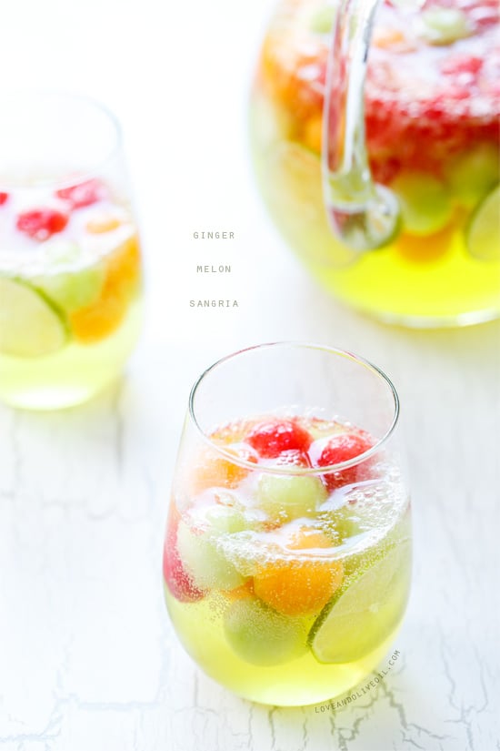 Ginger Melon Sangria