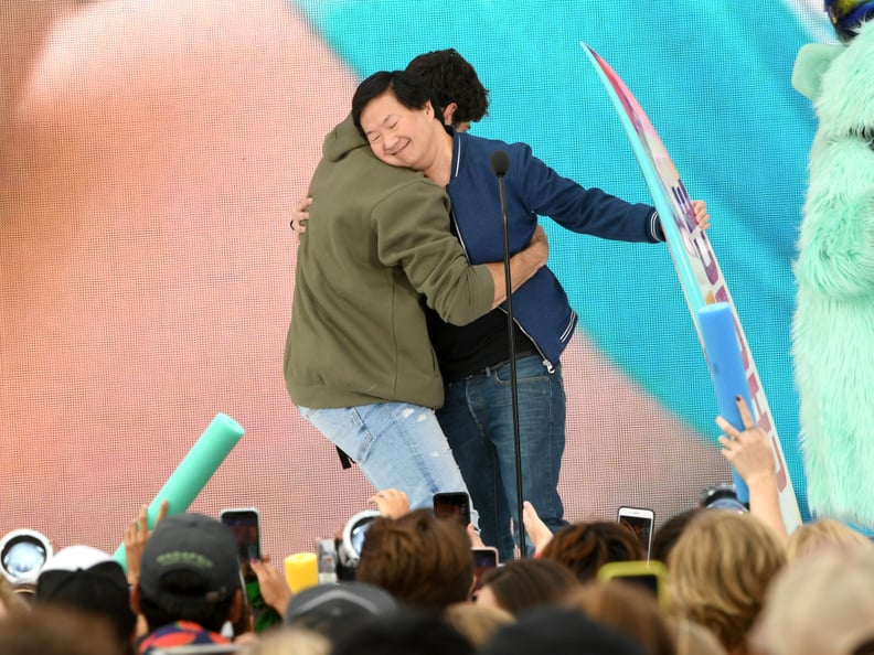 Noah Centineo and Ken Jeong at the Teen Choice Awards 2019