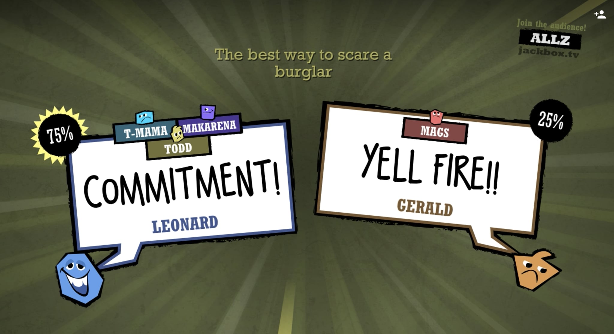 quiplash episodes menu