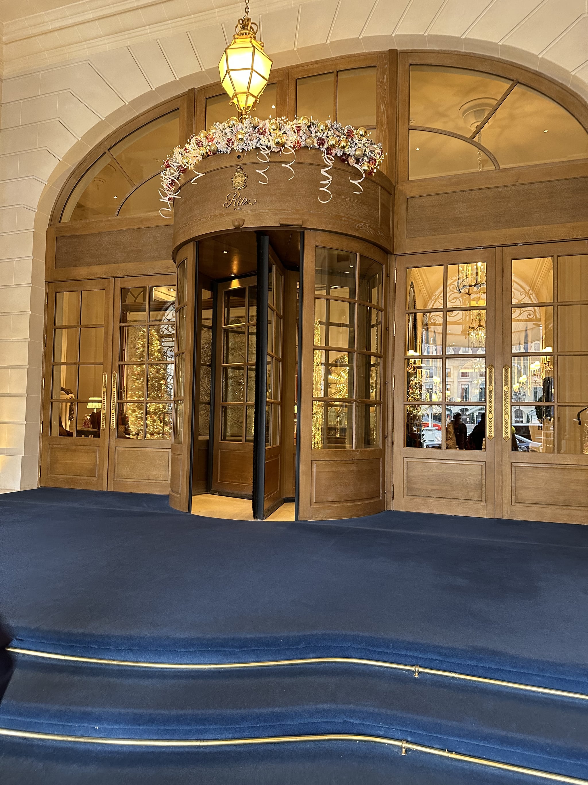 The exterior of the Ritz Paris